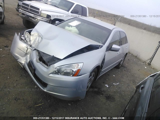 JHMCN36485C019068 - 2005 HONDA ACCORD HYBRID SILVER photo 2