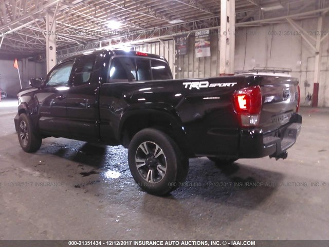 5TFRZ5CN0GX016377 - 2016 TOYOTA TACOMA ACCESS CAB/SR/SR5/TRD SPT BLACK photo 3