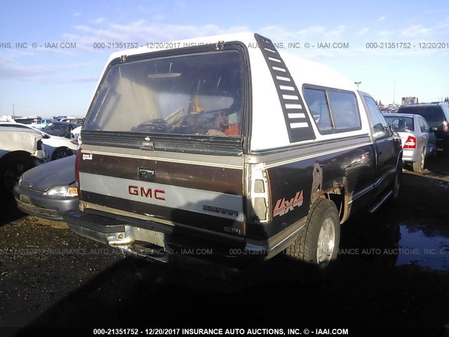 2GTDK14H2J1583422 - 1988 GMC GMT-400 K1500 BROWN photo 4