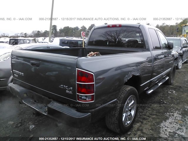 3D7KU28D84G106915 - 2004 DODGE RAM 2500 ST/SLT GRAY photo 4