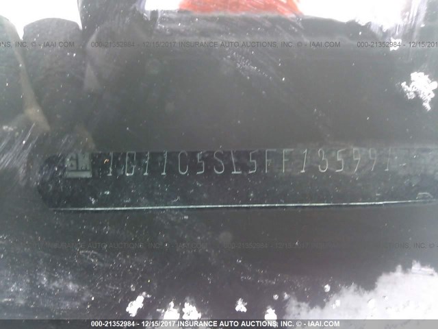 1G11C5SL5FF135991 - 2015 CHEVROLET MALIBU 1LT 黑色 照片 9