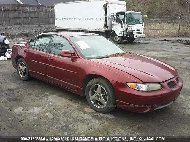 1G2WP52K31F266987 - 2001 PONTIAC GRAND PRIX GT MAROON photo 1