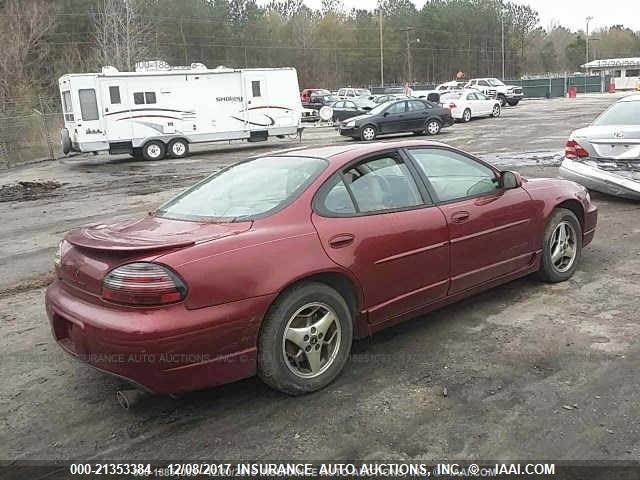 1G2WP52K31F266987 - 2001 PONTIAC GRAND PRIX GT MAROON photo 4