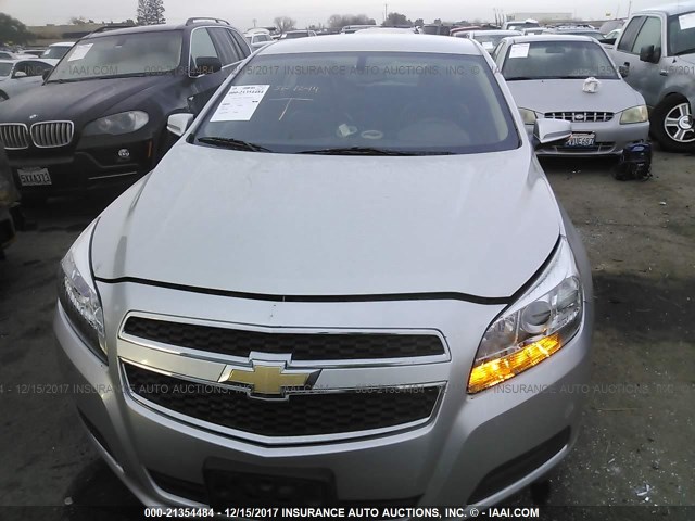 1G11C5SA8DF177731 - 2013 CHEVROLET MALIBU 1LT ვერცხლისფერი ფოტო 6