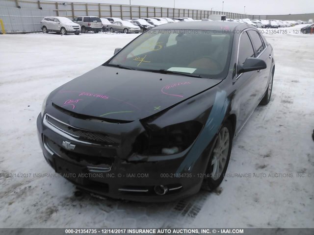 1G1ZK57729F156156 - 2009 CHEVROLET MALIBU LTZ GRAY photo 2