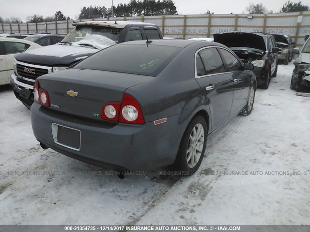 1G1ZK57729F156156 - 2009 CHEVROLET MALIBU LTZ GRAY photo 4