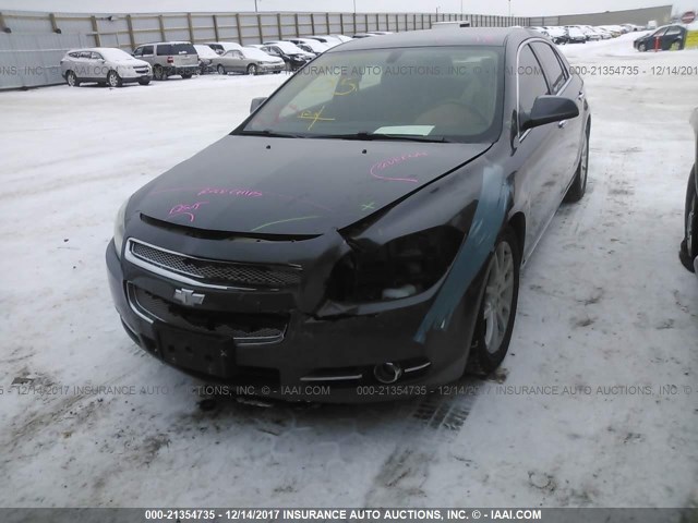 1G1ZK57729F156156 - 2009 CHEVROLET MALIBU LTZ GRAY photo 6
