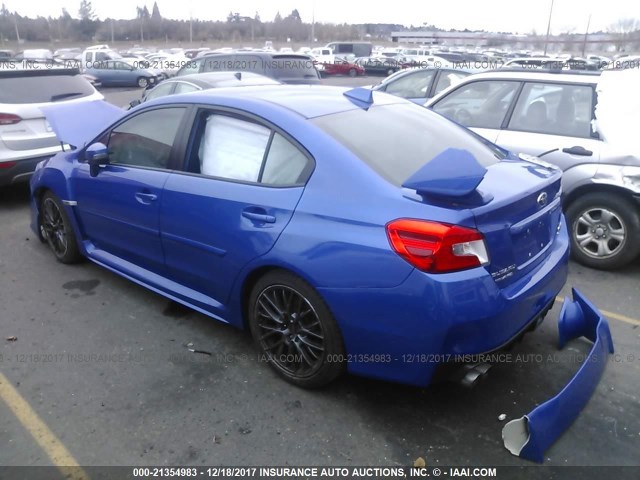 JF1VA2M65G9812161 - 2016 SUBARU WRX STI BLUE photo 3