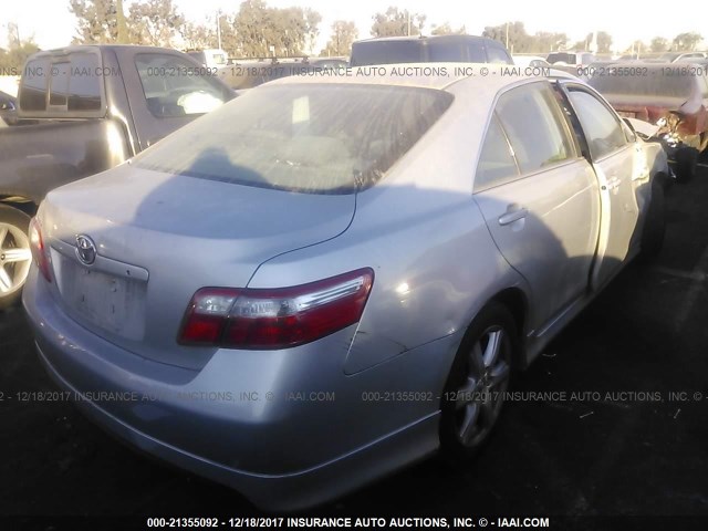 4T1BE46K79U390901 - 2009 TOYOTA CAMRY SE/LE/XLE 银色 照片 4