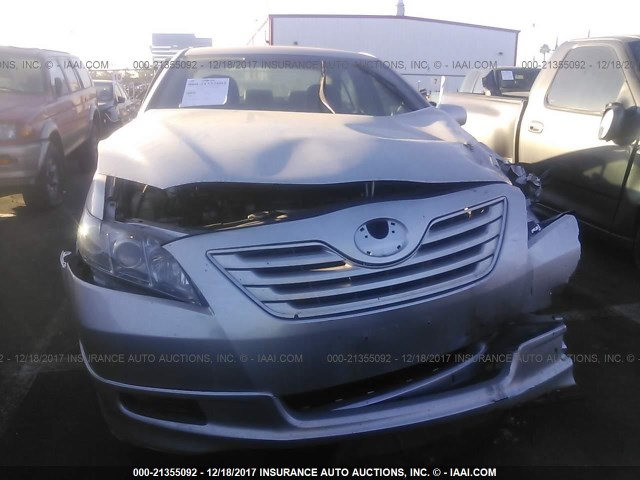 4T1BE46K79U390901 - 2009 TOYOTA CAMRY SE/LE/XLE 银色 照片 6