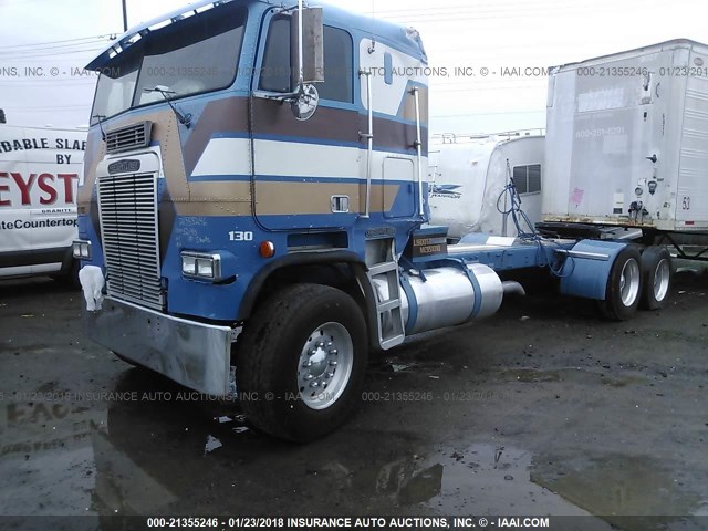 1FVNADY91KP342455 - 1989 FREIGHTLINER COE FLA086 BLUE photo 2