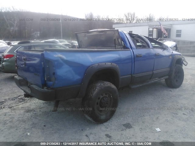 3D7KS28D08G163394 - 2008 DODGE RAM 2500 ST/SLT 蓝色 照片 4