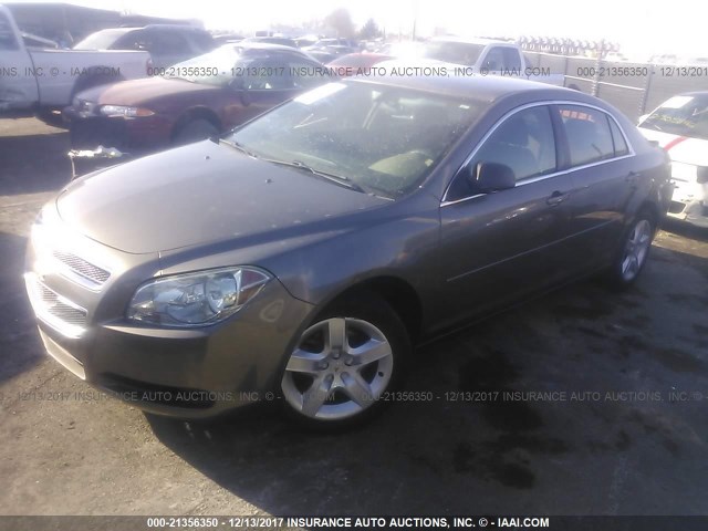 1G1ZA5E17BF135102 - 2011 CHEVROLET MALIBU LS 棕色 照片 2
