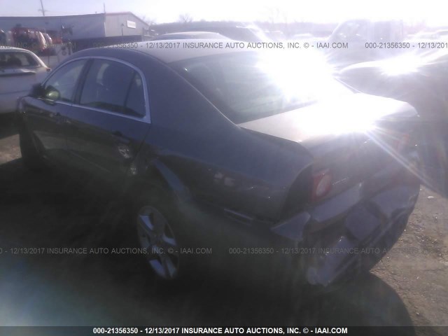 1G1ZA5E17BF135102 - 2011 CHEVROLET MALIBU LS 棕色 照片 3