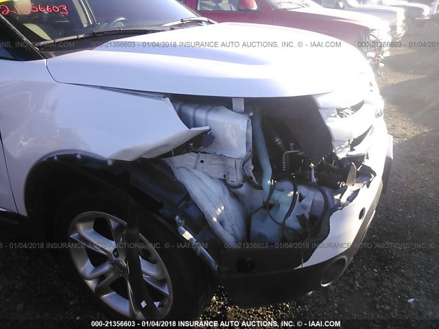 1FMHK8F8XBGA64917 - 2011 FORD EXPLORER LIMITED 白色 照片 6