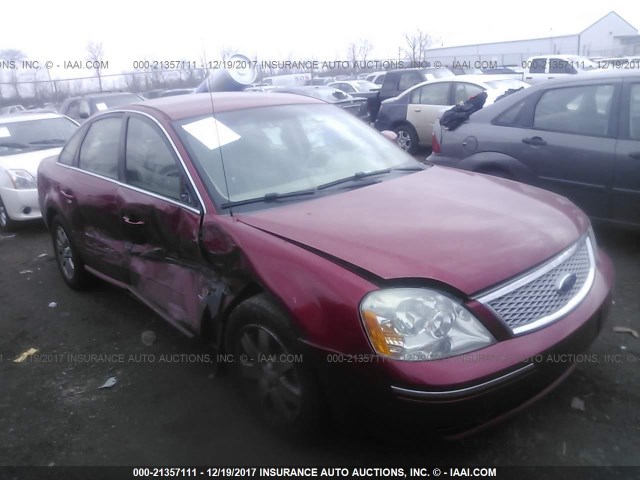 1FAFP24137G113825 - 2007 FORD FIVE HUNDRED SEL MAROON photo 1