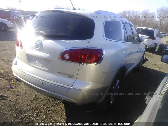 5GAEV23D09J156999 - 2009 BUICK ENCLAVE CXL WHITE photo 4