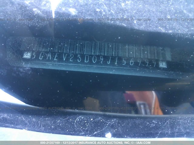 5GAEV23D09J156999 - 2009 BUICK ENCLAVE CXL 白色 照片 9