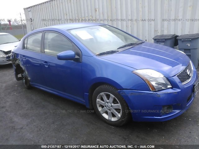 3N1AB6AP7AL696716 - 2010 NISSAN SENTRA 2.0/2.0S/SR/2.0SL BLUE photo 1