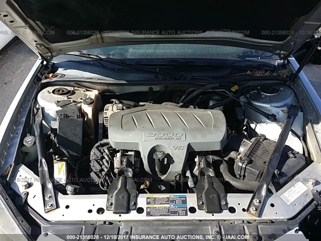 2G2WP552981156216 - 2008 PONTIAC GRAND PRIX SILVER photo 10