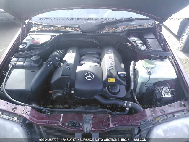 WDBHA29G1XA699816 - 1999 MERCEDES-BENZ C 280 RED photo 10