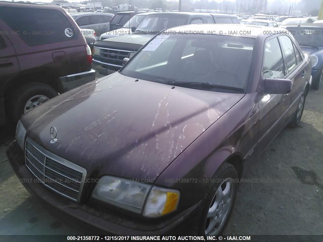 WDBHA29G1XA699816 - 1999 MERCEDES-BENZ C 280 RED photo 2