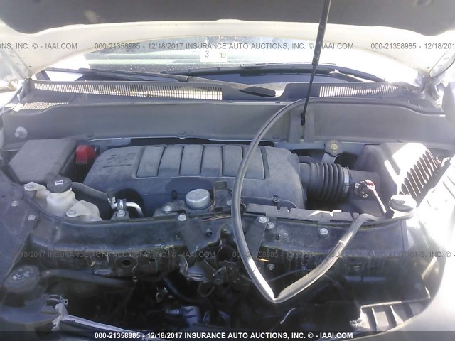 5GAKVCKD7FJ212765 - 2015 BUICK ENCLAVE WHITE photo 10