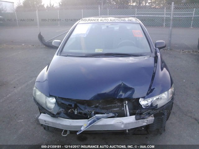 19XFA1F39BE020711 - 2011 HONDA CIVIC VP BLUE photo 6