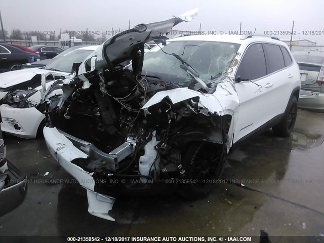 1C4PJLDSXEW292382 - 2014 JEEP CHEROKEE LIMITED WHITE photo 2