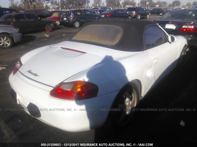 WP0CA2983XU632220 - 1999 PORSCHE BOXSTER WHITE photo 4