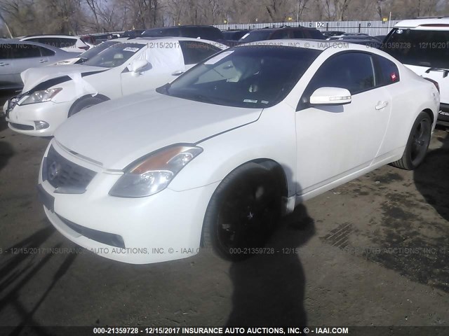 1N4BL24E28C112607 - 2008 NISSAN ALTIMA 3.5SE WHITE photo 2