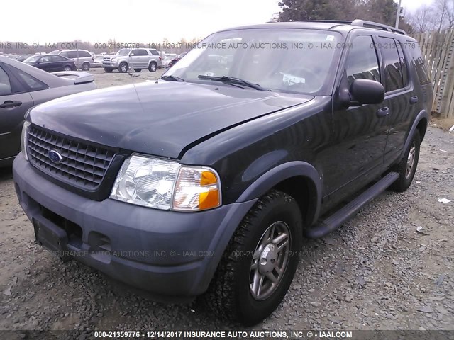 1FMZU72KX3UC63737 - 2003 FORD EXPLORER XLS/XLS SPORT GREEN photo 2