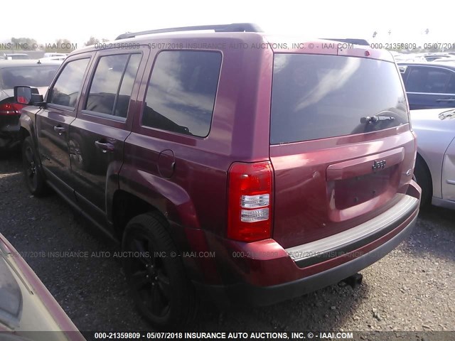 1C4NJPBA8FD107574 - 2015 JEEP PATRIOT SPORT RED photo 3