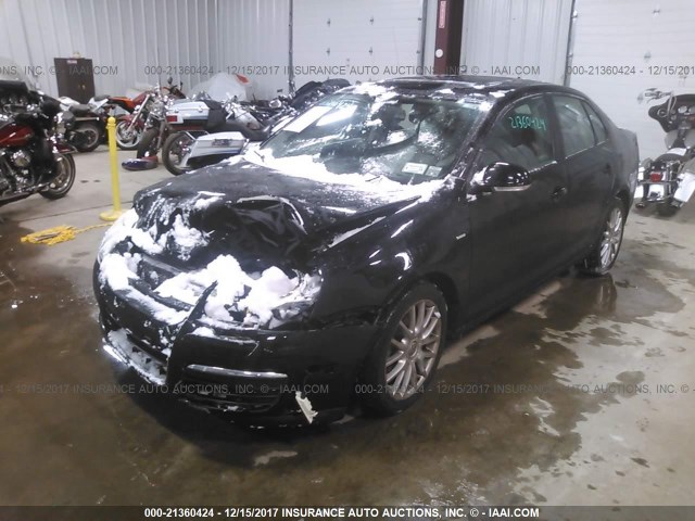 3VWRJ71K08M144912 - 2008 VOLKSWAGEN JETTA WOLFSBURG 黑色 照片 2