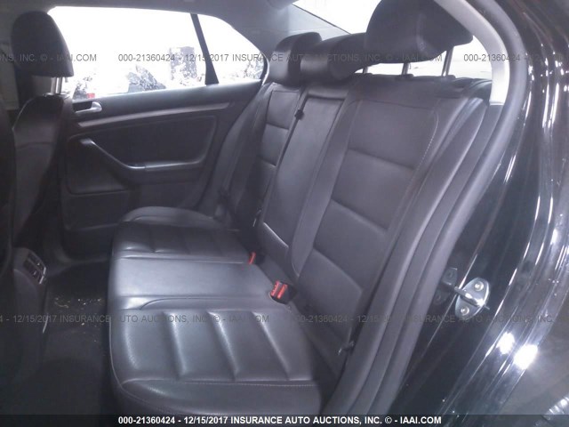 3VWRJ71K08M144912 - 2008 VOLKSWAGEN JETTA WOLFSBURG 黑色 照片 8