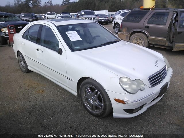 WDBRF52H16F787695 - 2006 MERCEDES-BENZ C GENERATION 2006 230 WHITE photo 1