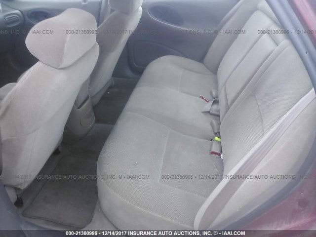 1FAFP53S1XG316918 - 1999 FORD TAURUS SE/COMFORT/SPORT MAROON photo 8