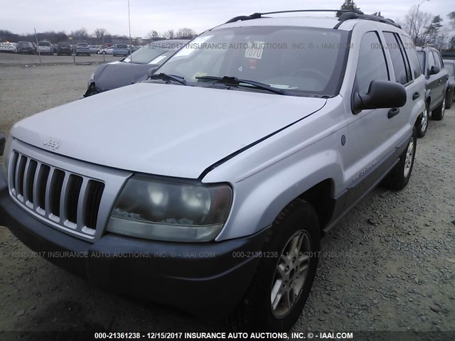 1J4GW48S64C431340 - 2004 JEEP GRAND CHEROKEE LAREDO/COLUMBIA/FREEDOM 银色 照片 2