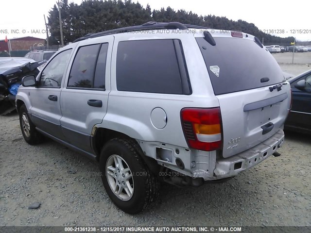 1J4GW48S64C431340 - 2004 JEEP GRAND CHEROKEE LAREDO/COLUMBIA/FREEDOM 银色 照片 3