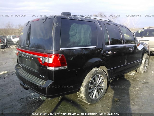 5LMJJ2JT3FEJ01494 - 2015 LINCOLN NAVIGATOR 黑色 照片 4