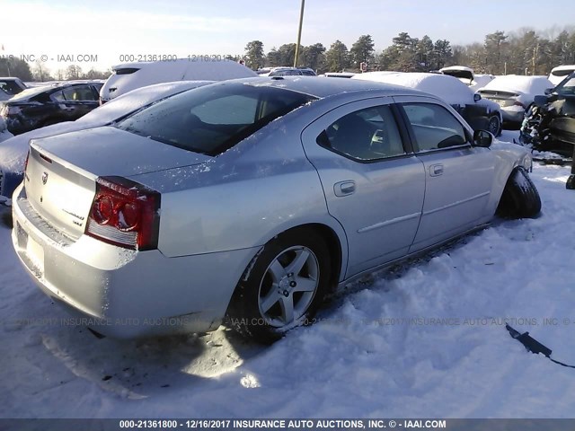 2B3CA3CV5AH231428 - 2010 DODGE CHARGER SXT SILVER photo 4