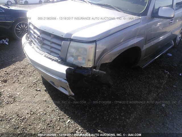 1GYEK63N16R102139 - 2006 CADILLAC ESCALADE LUXURY SILVER photo 6