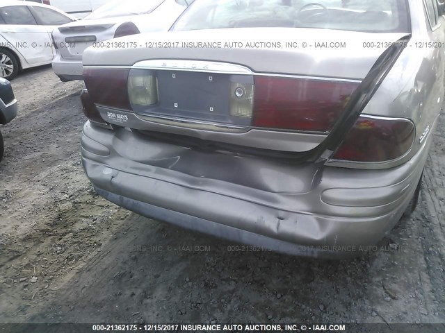 1G4HR54K81U201006 - 2001 BUICK LESABRE LIMITED Champagne photo 6