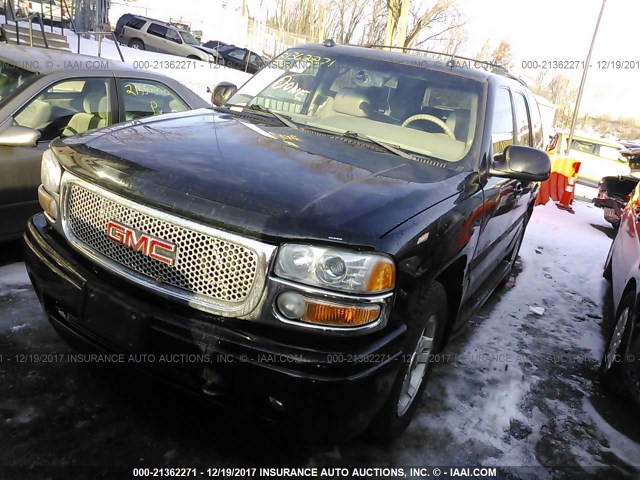 1GKEK63U24J139522 - 2004 GMC YUKON DENALI BLACK photo 2