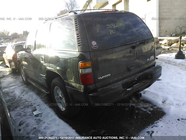 1GKEK63U24J139522 - 2004 GMC YUKON DENALI BLACK photo 3