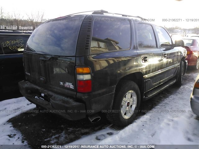 1GKEK63U24J139522 - 2004 GMC YUKON DENALI BLACK photo 4