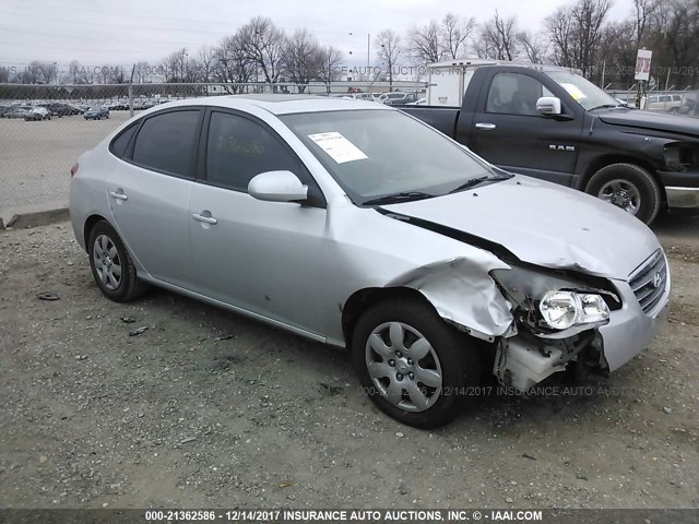 KMHDU46D79U620014 - 2009 HYUNDAI ELANTRA GLS/SE SILVER photo 1