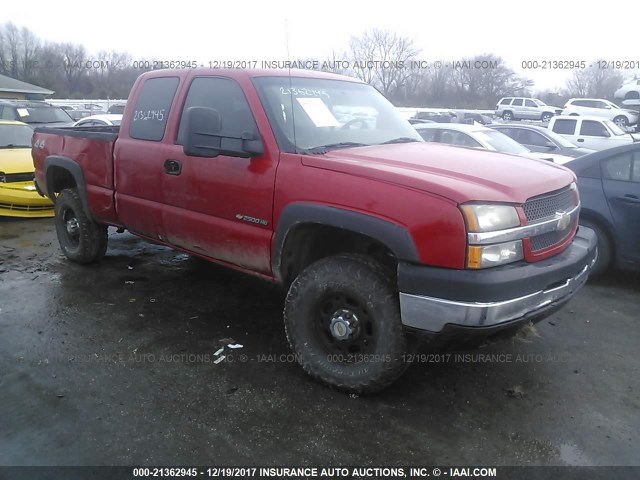 1GCHK29U24E113018 - 2004 CHEVROLET SILVERADO K2500 HEAVY DUTY RED photo 1