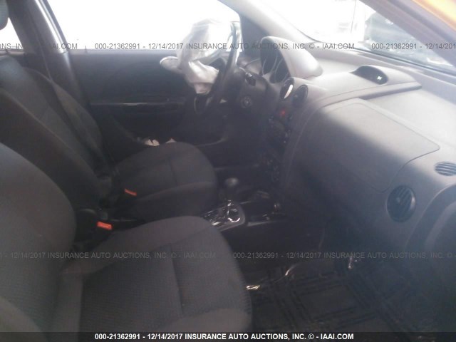 KL1TD666X6B671051 - 2006 CHEVROLET AVEO LS YELLOW photo 5
