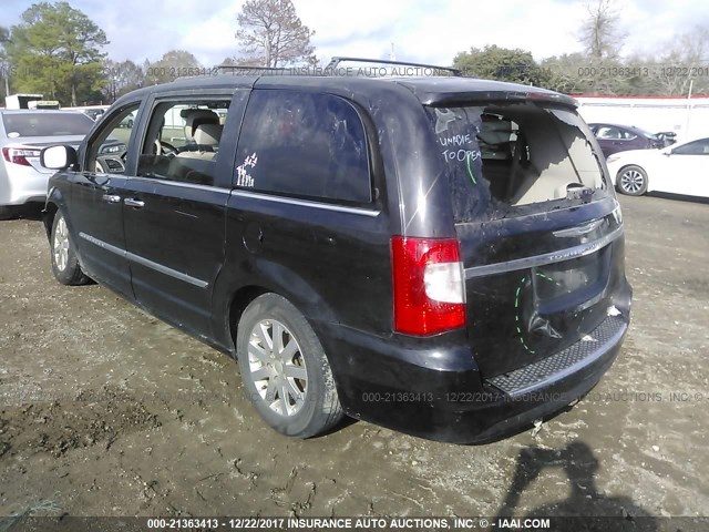 2C4RC1BG8ER413098 - 2014 CHRYSLER TOWN & COUNTRY TOURING BLACK photo 3